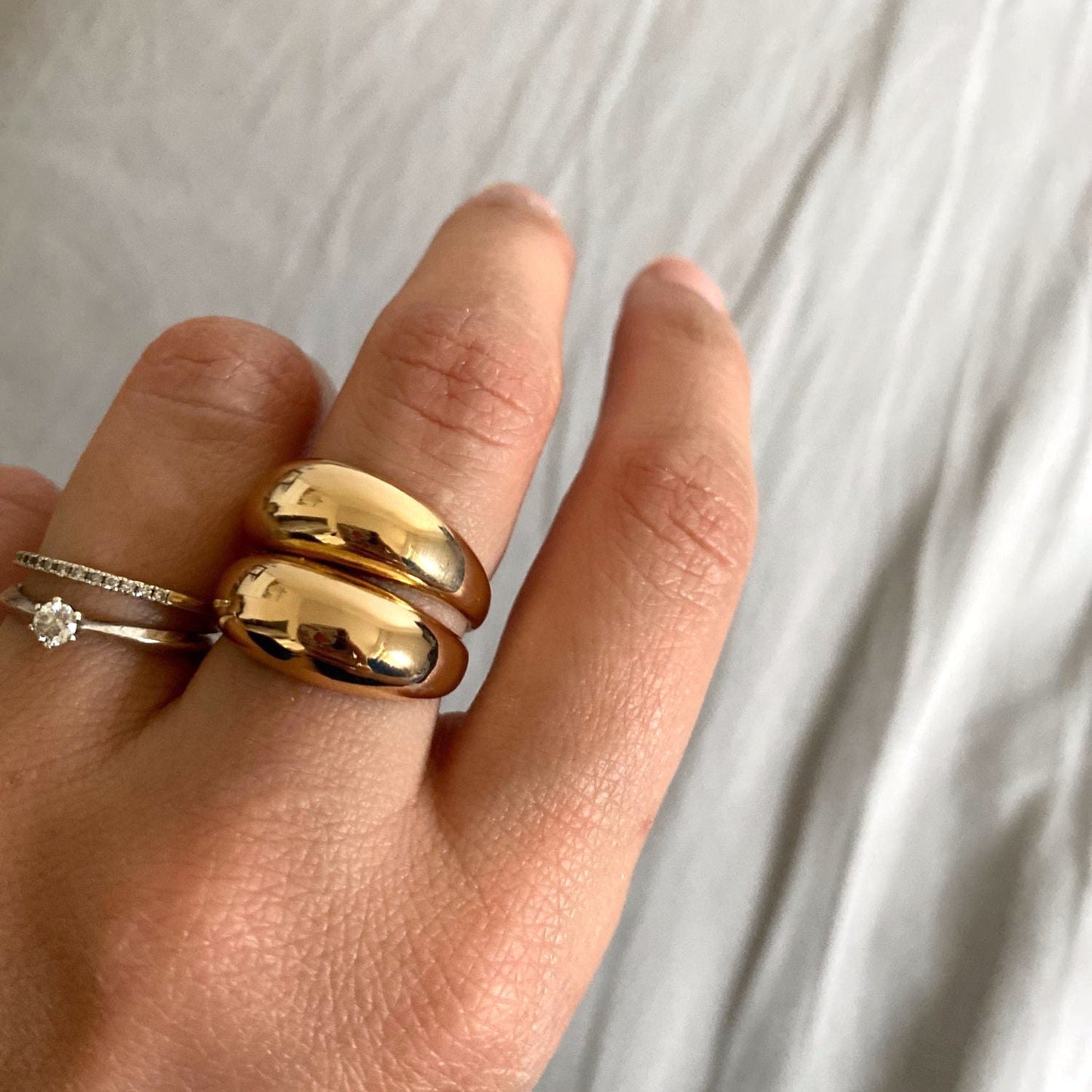 'Stack It' Gold & Silver Rings